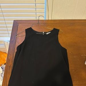 Plain Black Mini Dress
